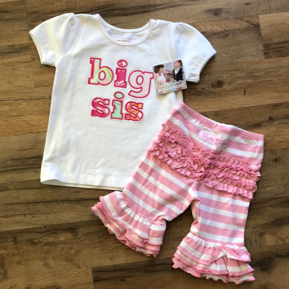 Ruffle butts Big Sister outfit